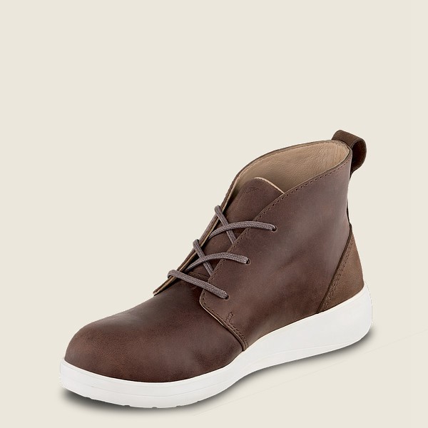 Red Wing Iş Botu Bayan - Zero-G Lite - Safety Toe Chukka - Koyu Kahverengi - 74UVHOBZA